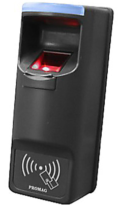 SF620 - автономная система контроля доступа с оптическим сканером отпечатков пальцев и считывателем RFID карт Mifare