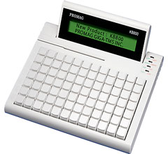 KB800 USB-HID Программируемая клавиатура, с дисплеем (20*2), считывателем магнитных карт